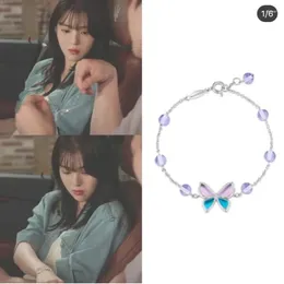 Link Bracelets Song Kang Han So Hee Bracelet Nevertheless Butterfly My Demon Silver Color Fashion Lady Jewelry Accessories Collection