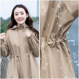 Raincoats High Quality Multi-function Raincoat Women Men Ladies Rain Coat Poncho Breathable Long Portable Water-Repellent Rainwear Jacket