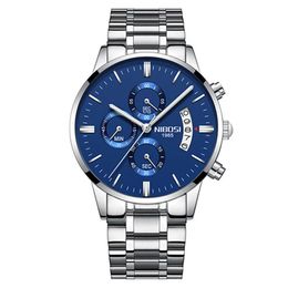 12 colour orologio Masculino Men Watches Famous Top Brand Men's Fashion Casual Dress Watch NIBOSI Military Quartz Wristwatche276i