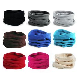 Cycling Caps & Masks Outdoor Riding Fleece Neckerchief Pullover Neck Gaiter Multi-functional Winter Headwear Warm Keeping Mask Hat260m