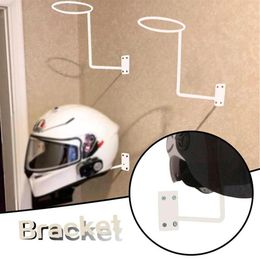 Kitchen Storage Wall Mounted Screws Bicycle Helmet Holder Wig Hat Display Stand Thickened Base Durable Motorcycle Hanger Decor Fra224F