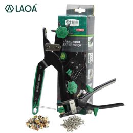 Tang LAOA 6 Hole Size Household Belt Hole Puncher Leather Punches Tool Punching Pliers Machine Sewing Crafts Strap Shoe Fabric Paper