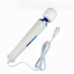 Party Favor Multi-Speed Handheld Massager Magic Wand Vibrating Massage Hitachi Motor Speed Adult Full Body Foot Toy For316B