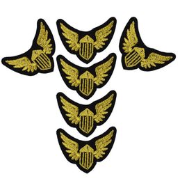 Wing badge patches for clothing iron embroidered Diy patch applique iron sew on style patches sewing accessories for clothes bag2546398