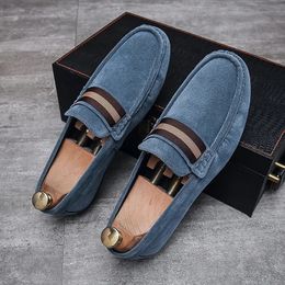 Mens shoes flats Breathable Loafers Men Sneakers Casual Driving Soft Moccasins Boat Shoes 240125 399 s