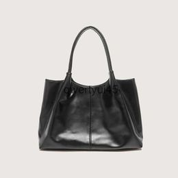 Shoulder Bags Korean Casual Tote Bags For Women Luxury Designer andbag Purses 2023 New In PU Oil Wax Leater Large Capacity Underarm Soulderqwertyui45