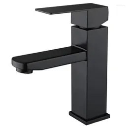 Bathroom Sink Faucets Faucet And Cold Water Basin Matte Black