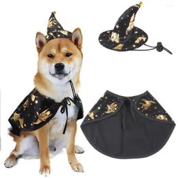 Dog Apparel Halloween Cosplay Cloak Funny Party Dressing Apparels Pet Costume Puppy Collar Set