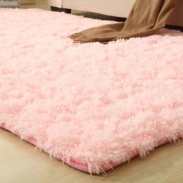 9 Colours Solid Rugs Pink Puple Carpet Thicker Bathroom Non-slip Mat Area rug for living room Soft Child Bedroom Mat Vloerkleed 240125