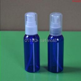 50 Pieces/ Lot Blue Plastic Empty Spray Bottle For Make Up And Skin Care Refillable Factory Wholesale Free Shippinggoods Uwwwt