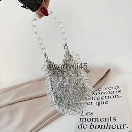 Totes Versatile Messenger Bag For Women Luxury Designer andbags And Purse 2023 Spring New Crystal Pendant Fasion Casual Soulder Bagqwertyui45