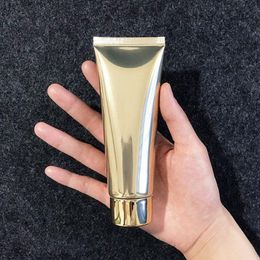 Bright Gold 30pcs/lot 80g Empty Hand Cream Hose Aluminium Plastic Tube, BB Soft Container, Cosmetic packing tube Osiwo