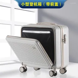 Suitcases Front Opening Cover Mother Box Small Suitcase 18-inch Boarding Case Trolley Men's Password