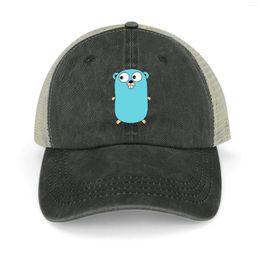 Ball Caps Go Golang Gopher Cowboy Hat Kids Funny Baseball For Men Women's