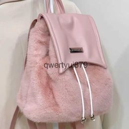 Backpack Style Casual Luxury Designer Bag Women andbag Purse 2023 New Felt In Material Drawstring Opening Travel Essentials Slingqwertyui879