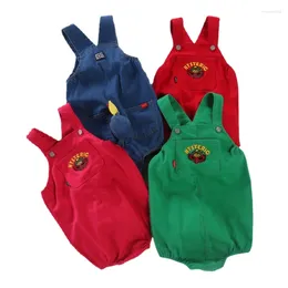 Trousers Kids Jeans Pants Children Winter Clothing With Dinosaur Tail Overalls For Boys And Girls Designer Jumpsuits Little Child