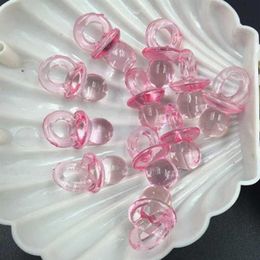 Whole- 50Pcs Baby Shower Favours Resin Mini Pacifiers Girl Boy Party Wedding Event Supply Products Christening Decorations272h