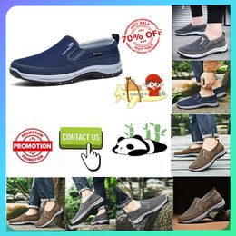 Designer Casual Platform Step on shoes for -aged elderly people women man work Brisk walking Autumn Comfortable wear resistant Anti slip soft sole Dad's shoes