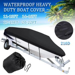 All Terrain Wheels 210D Yacht Boat Cover Water Resistant Scratch-proof Anti-UV Protector Fishing Speedboat V-shape Canvas For Tent