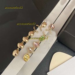 Stud 2024 Quality Brand Designer Letter Ear Stud Earrings Real Gold Plated Brass Copper Stamp Crystal Earring Fashion Womens Elegance Wedding Jewellery Accessories