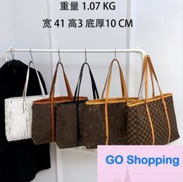 Printed Bag Women's New Fashion European and American Fashion Large Capacity Shoulder Bag Easy Matching Tote Bags Leisure Shopping Bags