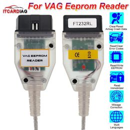 For VAG Eeprom Programmer Reader 1.20 Supports Clear Reset Airbag Crash Data Read Write Immobiliser Mileage Correction