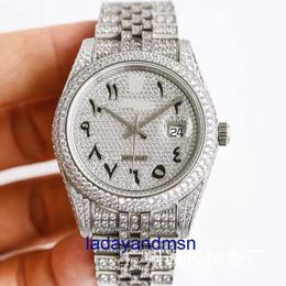 Top Quality Original ZF Roless watches for women and men Full Sky Star Diamond Log Watch Fully Automatic Mechanical Fashion Mens With Gift Box TOCU