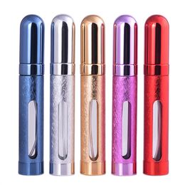 12ml perfume spray bottle round head open window Aluminium tube high-grade electro-aluminum north makeup liquid portable12121