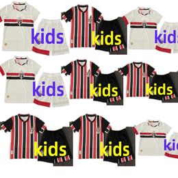 23 2024 Sao Paulo Kids Kit Soccer Jerseys ARBOLEDA CALLERI GABRIEL NESTOR DIEGO COSTA Home Away 3rd Child Suit Football Shirt Short Sleeve Uniforms 33211