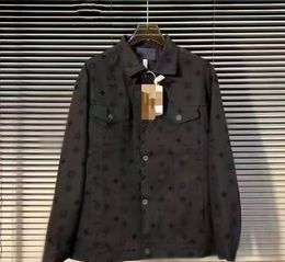 spring autumn luxury jackets for men denim brand jeans jacket designer Men's coat