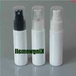 300pcs/lot PET Small ATOMIZERS 30ml Perfume Spray White Plastic Bottles with Full Cover For Cosmetic Packaginggoods Tspnq