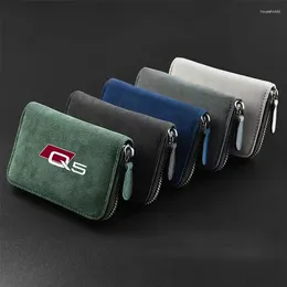 Car Organiser Horizontal Zipper Card Holder Driver's Licence Bag For Audi A1 A3 A4 A5 A6 A7 A8 Q3 Q5 Q7 Q8 B4 B5 B6 Accessorie