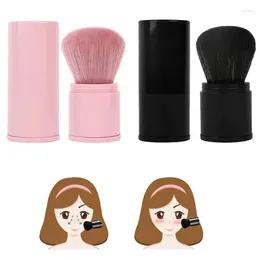 Makeup Brushes 2Pcs Retractable Brush Head Soft Portable Blush Foundation Make Up Nail Beauty Essential Premium Quality Powder