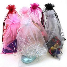 50pcs 7x9cm Organza bag Jewellery Packaging Display Pouches Wedding Party Decoration Favors228k