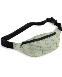 Waist Bags Vintage Mediaeval Plants For Women Man Travel Shoulder Crossbody Chest Waterproof Fanny Pack