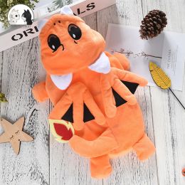 Apparel Cartoon Dog Halloween Outfits Funny Flying Dragon Fourlegged Jumpsuit Outfits Autumn Winter Warm Polyester Pet Clothing Costume