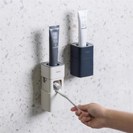 Bathroom Automatic Toothpaste Squeezer Hand Tooth Paste Squeezing Dispenser Easy Press Toothpaste Holder Bathroom Tools Use1352g