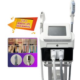 2024 Handles 2 In 1 3000w 808 10 Bar Ipl Machine For Tattoo Removal 808nm 1064nm Diode Laser Ice Hair Removal Machine