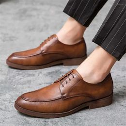 Dress Shoes Semi-formal Ventilation Black Heels Elegant Men's Children's Sneakers Boy Sport Original Workout Technology