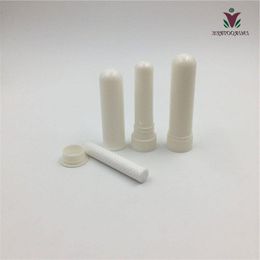 1000pcs New Mould White Nasal Inhaler Tube with Cotton Wicks Gsccj