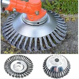 Decorative Flowers & Wreaths Brushcutter Head 8 6 Inch Steel Wire Trimmer Grass Cutting Rusting Dust Removal Plate Garden Power To3118