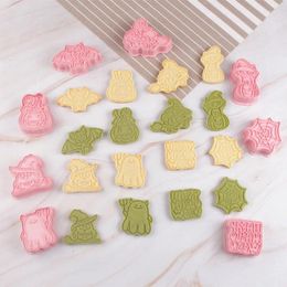 Baking Moulds Cookie Mould Plastic 3D Three-dimensional Home Tool Cake Press Frosting Stamp