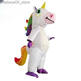 Theme Costume Cute Unicorn table Come Suits Dress Mascot Christmas Party Cosplay Comes for Man Woman Adult Boys Girls Q240130