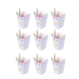 Flatware Sets 12 Popcorn Bag Boxes Containers Treat Box Candy Theme Party Cartons For Movie Night