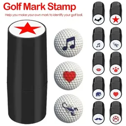 Golf Training Aids Ball Stamper Stamp Marker Impression Seal Quick-dry Accessories Symbol