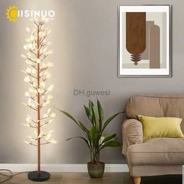 Floor Lamps Modern LED Firefly Shape Floor Light Multiple Heads Stainless Steel Lamp for Bedroom Tall Standing Lights for Living Room Office YQ240130