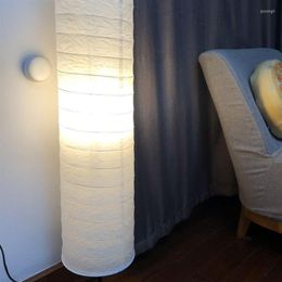 Pendant Lamps Paper Lamp Floor Lantern Rice Shade Tall Japanese Standing White Column Square321k