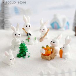 Other Event Party Supplies Cute Snowman Rabbit Cake Toppers Cartoon Easter Bunny Carrot Shaped Cake Decorative Ornaments Birthday Party Cupcake Toppers 240130