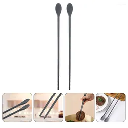 Kitchen Storage Integrated Chopsticks Spoon Stir Stirring Spoons Blender Utensil Daily Use Silicone Silica Gel Gadget Rod