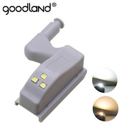 Goodland LED Under Cabinet Light Universal Wardrobe Sensor Armario Inner Hinge Lamp For Cupboard Closet Kitchen305W